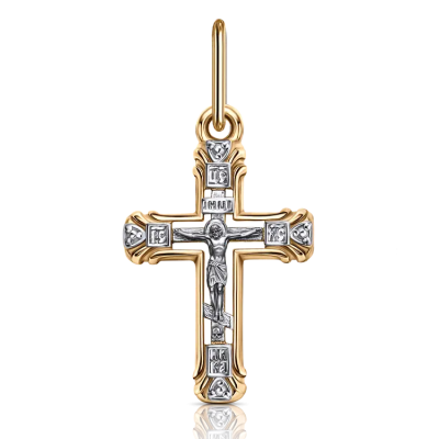 Крест христианский Кр102-2561 золото