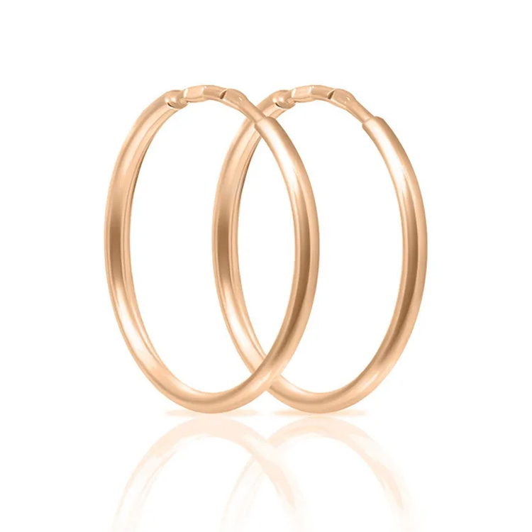 Серьги конго 52058 серебро
