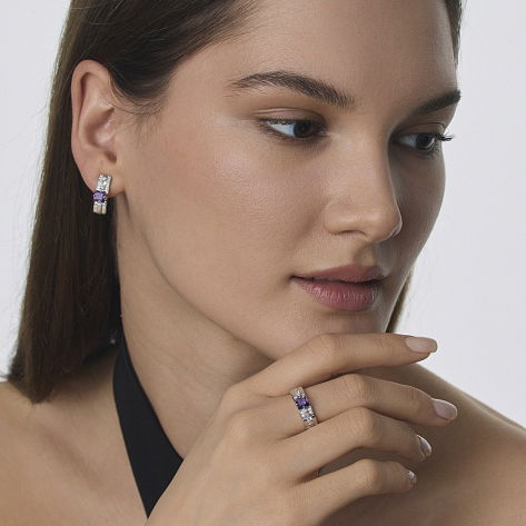 Серьги 02-4848.00АМ-00 серебро