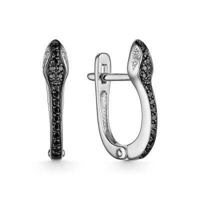 Серьги С.279-225Г.Б золото змея