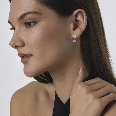Серьги 02-4848.00АМ-00 серебро