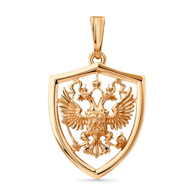 Подвеска 010-0343-0000-010 золото Герб России