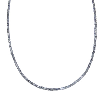 Бусы чокер К-Гм-150-2-с-38ч серебро