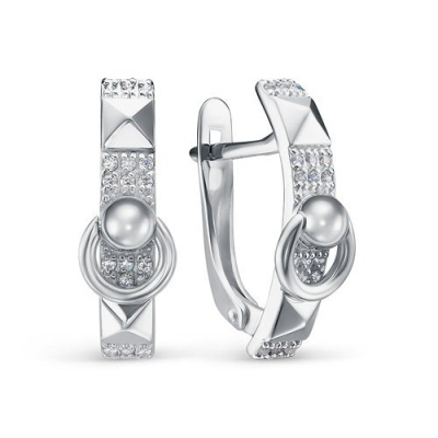 Серьги с1205383 серебро эрмес