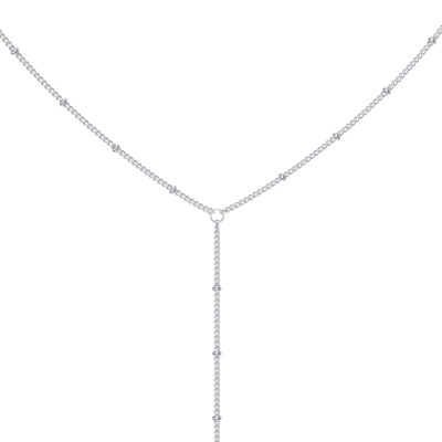 Колье галстук НХ22-1691Ю-3 d0.40 серебро Цепи