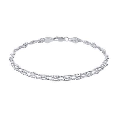 Браслет НБ22-1769Ю-3 d1.50 серебро Полновесный
