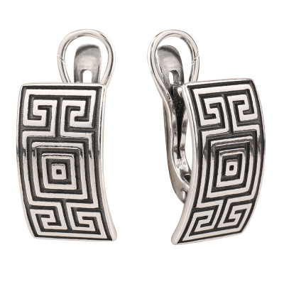 Серьги СЛ006-75 серебро