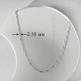 Цепь НЦ22-028Ю-3 d0.40 серебро Полновесная_4