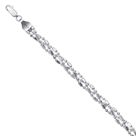Цепь НЦ22-100Ю-3 d2.0 серебро Полновесный