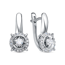 Серьги 5-7250-103-2Б золото