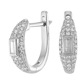 Серьги E101-E48169W золото