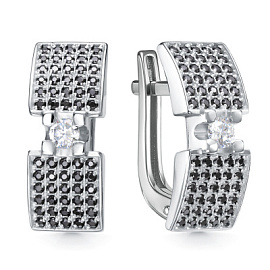 Серьги б120677ч золото