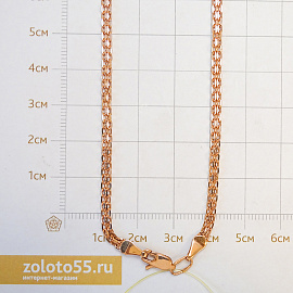 Цепь 530505023  золото Пустотелая_2